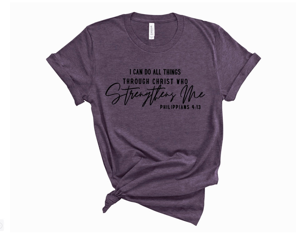 I Can Do All Things Short Sleeve T-Shirt