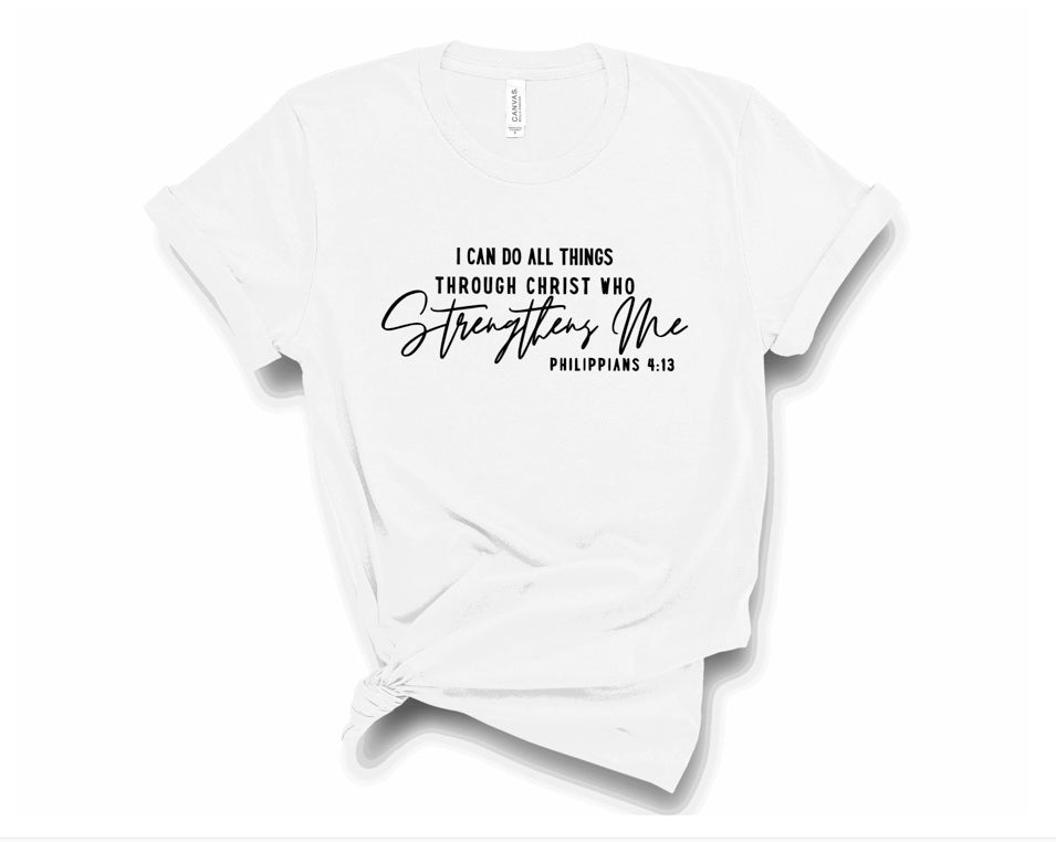 I Can Do All Things  Short Sleeve T-Shirt
